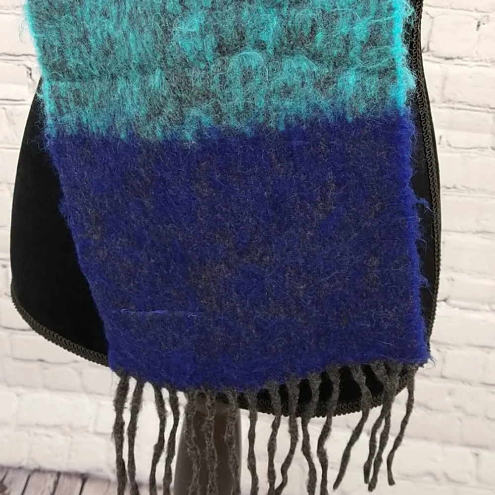 Relativity Aqua Blue and Purple Scarf